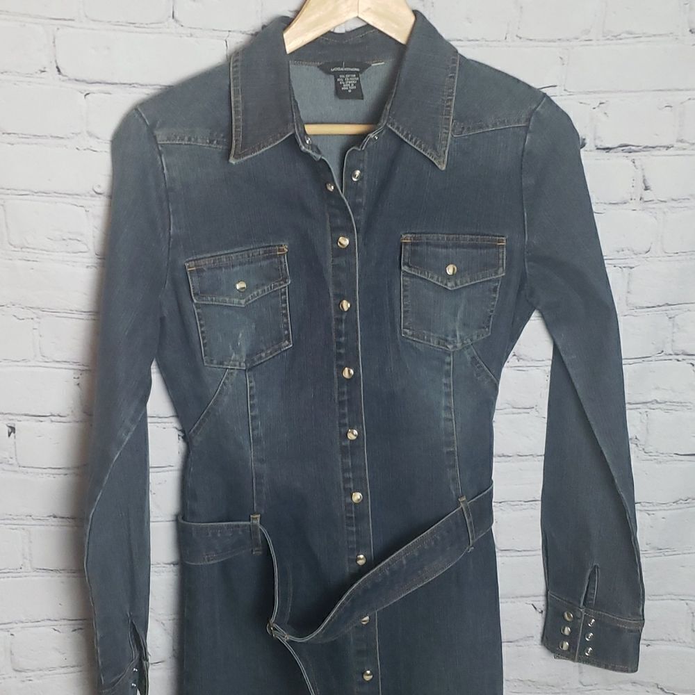 Moda International Long Jean Dress/Jacket‎ - Picture 4 of 9